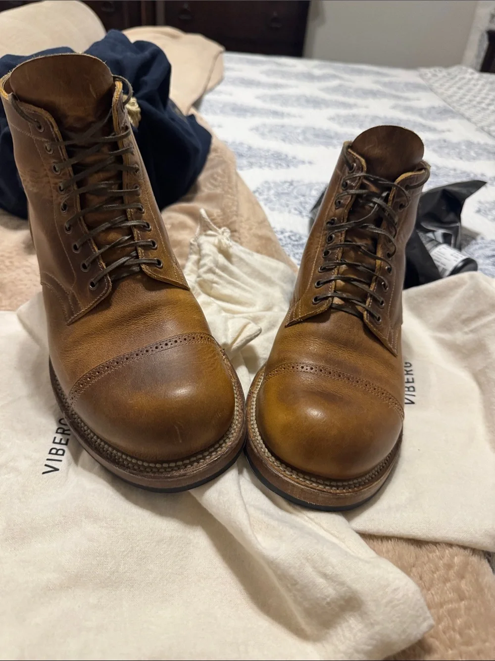 VIBERG Service Boot 2040 in Natural Cypress
